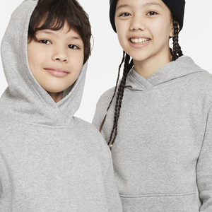 เสื้อกันหนาวเด็กแขนยาวมีฮู้ดแบบสวมหัวมีฮู้ดสำหรับเด็กผู้ชายเด็กผู้หญิงสีทึบใหม่ - Product Image 2