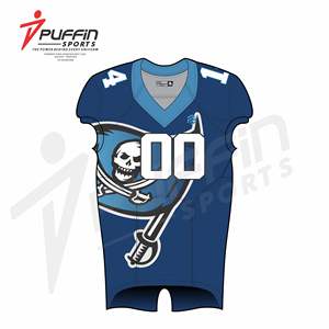 ชุดเสื้อทีมอเมริกันฟุตบอลสั่งทำขายส่ง แบบแขนสั้น พิมพ์ลายดิจิทัล ระบายอากาศได้ดี คุณภาพสูง จากผู้ผลิตจำนวนมาก - Product Image 4