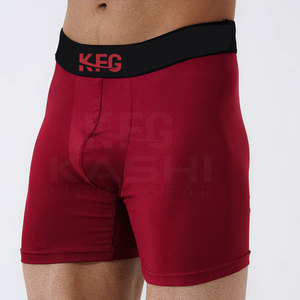 Calzoncillos de Boxeo de Algodón Premium, Estilo Entrenamiento, Tejido de Punto de Cintura Alta, Suaves, Transpirables, Elásticos, Personalizables OEM, Ropa Deportiva - Product Image 4