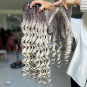 ผมตรงธรรมชาติคุณภาพสูงสุด ราคาสุดคุ้ม  แบบไล่สี (ออมเบร) ผมแท้เวียดนาม  ชุดต่อผมพร้อมปิดผม  2025 - Product Image 5