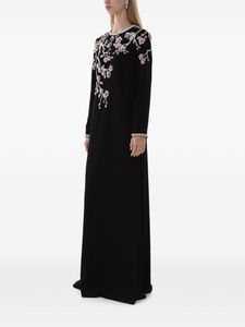 Vestido para ocasiones especiales Vestido de fiesta de noche con cuentas antiestático con cuello redondo largo Capas DE TRABAJO DE Patra Silueta recta con lentejuelas - Product Image 6