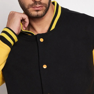 Custom Men's Lettermen College Jacket Pakistan Made <b>Genuine</b> Leather Stand Front Waterproof Eco-Friendly Reversible Plus Size - Product Image 6