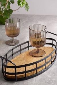 Plateau de service de luxe en bois - Product Image 4