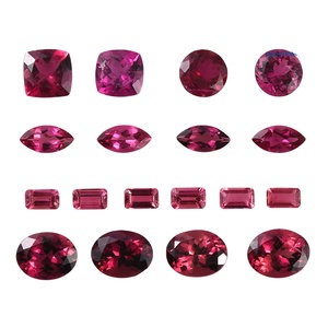 หินธรรมชาติ Rubellite หินหลวมที่มีคุณภาพสูงหิน Rubellite เหลี่ยมเพชรพลอยสำหรับทำเครื่องประดับการจัดการจำนวนมาก - Product Image 1
