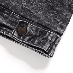 Vente chaude Hommes Veste en jean moderne Respirant Veste en jean de qualité supérieure pour hommes Tissu doux et confortable - Product Image 5