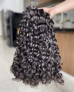 Gros Machine Trame Indien Vierge Cheveux 100% Non Transformés Temple Collection Bundles de Cheveux Humains - Product Image 1