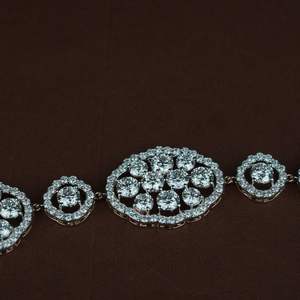 Refined customizable carat lab grown diamond moissanite lightweight bracelet round vs1 <b>gold</b> <b>rose</b> <b>gold</b> silver oem odm b2b - Product Image 5