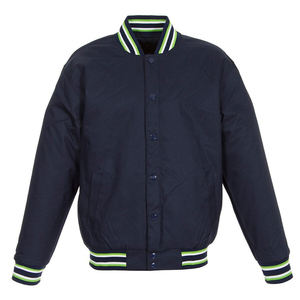 Blouson aviateur pour homme, best-seller, doublure en nylon de haute qualité, couleur unie, décoration avec logo, pour les saisons d'automne et d'hiver - Product Image 6