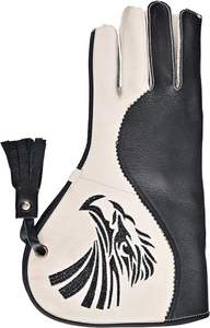 Guantes personalizables de cuero de doble capa con puño largo para el manejo de aves al aire libre que ofrecen servicios ODM y OEM - Product Image 2