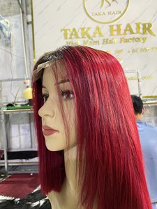 613 Blonde Transparent Lace Front Perruques 100 Cheveux Humains Raides Vierges Non Traités Cheveux Humains Non-remy du Vietnam - Product Image 2