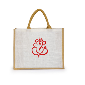 Sac fourre-tout en jute personnalisé/sac à provisions en jute/sacs De Yute - Product Image 4