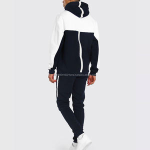 Survêtement d'hiver en molleton de coton à manches longues surdimensionné pour hommes survêtement en coton à épaules tombantes pour garçons - Product Image 2