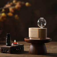 Diffuseur d'arôme de table coréen classique malaisien Oem en bois véritable Ce Rohs huile naturelle parfum sans eau aromathérapie