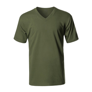 Camiseta Clásica de Lujo para Hombre, Cuello en V, 100% Algodón, Personalizable, Ecológica, Transpirable, Estilo Vintage - Product Image 5