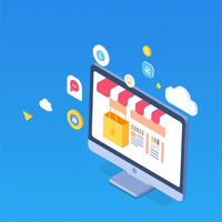 Sitio Web de comercio electrónico de varios proveedores Servicios de desarrollo del mercado Tienda Web en línea para vender productos Optimizado para SEO y visibilidad