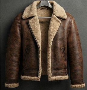 Veste en cuir pour homme de haute qualité, personnalisable, col montant, longue, imperméable, logo frontal, chauffante, respirante, séchage rapide - Product Image 3