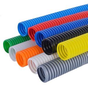 Autoestinguente cavo elettrico pieghevole in PVC tubo ondulato diametro 20mm materiali isolanti di colore verde elementi vari - Product Image 3