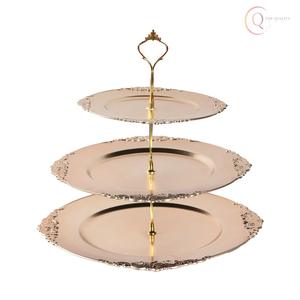 ขาตั้งเค้กโลหะทันสมัยพร้อมเคลือบผิวเรียบเนียน บรรจุภัณฑ์ถุง OPP เป็นมิตรกับสิ่งแวดล้อม เพิ่มเสน่ห์ทันสมัยให้กับการจัดแสดงขนมหวาน - Product Image 5