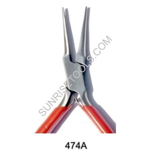 High Quality Professional Stainless Steel Needle Nose Jewelry Pliers Tool Low Price for Making Jewelry SUNTOOLS/STIPL - Product Image 2
