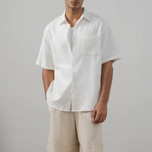 เสื้อเชิ้ตผ้าฝ้ายแขนยาวของผู้ชายเสื้อลายตามสั่งไซส์ใหญ่พิเศษผ้าฝ้าย100% ฤดูใบไม้ผลิ - Product Image 4