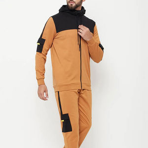 Ensemble de survêtement d'entraînement unisexe d'hiver avec logo personnalisé, 2 pièces, respirant, polyester/coton écologique, survêtement de fitness - Product Image 6