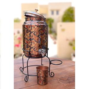 Urnas de latón hechas a mano para funerario, urnas para cenizas de personas, mortuario de latón negro a rayas, suministros funerarios, tendencia de venta - Product Image 5