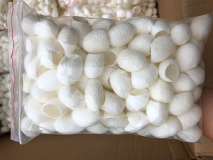 Silk Cocoon Cotton Craft Factory Suministro al por mayor a granel para proyectos de arte decorativo hechos a mano - Product Image 4