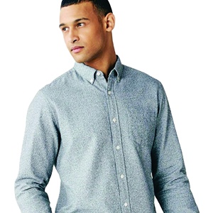 Camisa informal de moda personalizada para hombres Fitness Slim Fit Streetwear hombres camisas de manga larga con capucha - Product Image 2