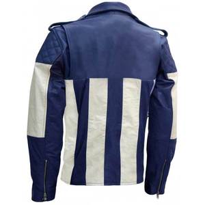 Veste en cuir pour homme 100% cuir de vache véritable, nouvelle et élégante, style vintage en cuir de crocodile embossé, veste en toile pour la saison d'automne - Product Image 2