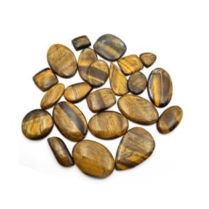Cabujón de ojo de tigre Natural de 100 CT de alta calidad, piedras preciosas sueltas certificadas IGI, marrón, blanco, rojo, tamaños de forma mixta, 9mm, 14mm, 20mm - Product Image 1