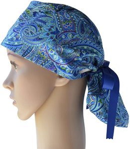 Unisex <b>Scrub</b> <b>Cap</b> Solid Pattern Teal Polyester Cotton Medical Hat Hospital Use Casual Adult All Seasons Size 56-58CM - Product Image 2