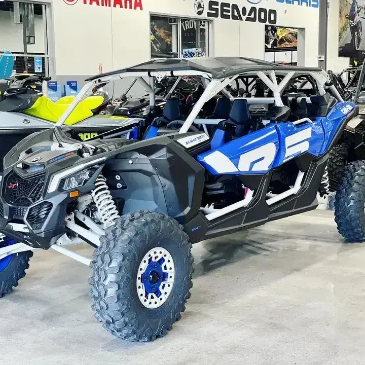 2024 có thể-am maverick X3 Max x RS Turbo RR với thông minh-shox rực rỡ màu xanh & carbon đen