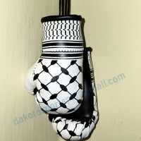 Porte-clés mini-gants de boxe Kufeyeh en cuir PU personnalisé, imperméable, respirant, confortable, pour sports de plein air et entraînement d'arts martiaux