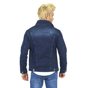 Veste en jean à manches longues personnalisée de haute qualité pour hommes manteau de rue d'hiver décontracté vestes en jean délavé en gros du Pakistan - Product Image 4