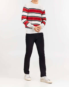 Pulls d'hiver pour hommes à manches longues, design tendance, vêtements en tricot, col rond, respirant - Product Image 3