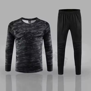 Uniformes de gardien de but de protection pour hommes coupe automatisée maillot de football chemises pantalons costumes pour entraînement de football protecteur d'éponge - Product Image 5