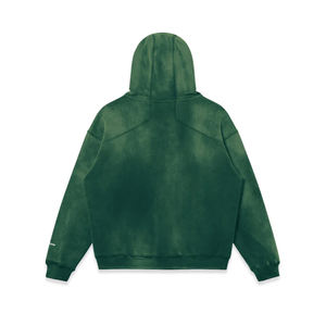 Sudadera con Capucha para Hombre, 550 g/m², Gruesa, Efecto Desteñido por el Sol, 100% Algodón, Invierno, Personalizada con Bolsillo Lateral Teñido Liso, Impresión Digital - Product Image 2