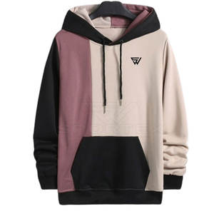 Sudadera personalizada de algodón 100% con capucha para hombre, Sudadera con capucha polar, ropa de calle multicolor para la temporada de invierno - Product Image 1