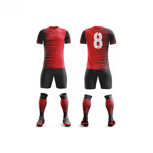 Kit de maillot de football Maillot de football confortable Maillot de football de haute qualité 100% Polyester Club Ensembles d'uniformes de football - Product Image 6