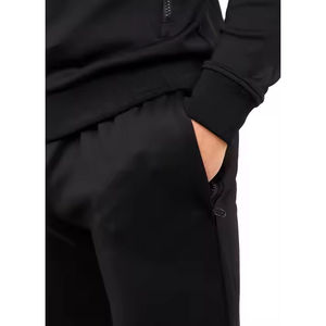 Custom Logo Embroidered <b>Mens</b> Velour <b>Jogger</b> Tracksuit Slim Fit 100% Cotton Long Sleeve <b>Cargo</b> Set Breathable for Adults - Product Image 3