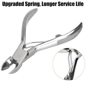 Poignées russes coupe-ongles ensemble acier inoxydable vernis miroir lames incurvées coupe-ongles ensemble avec ressort réglable - Product Image 4