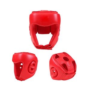 Protège-tête double en cuir personnalisé pour la boxe et le MMA Kick Boxing Protection de tête haute affinité Halmet/Guard - Product Image 1