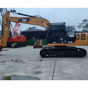 รถขุด Caterpillar 320C สีเหลือง สภาพ 90% พร้อมขาย ความจุบุ้งกี๋ 0.8 ลบ.ม. ราคาถูก รวมมอเตอร์ เกียร์ เครื่องยนต์ ปั๊ม ลูกปืน - Product Image 4