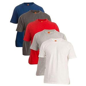 T-Shirts blancs à col rond pour hommes, vente en gros de haute qualité, simples 60 coton 40 Polyester T-Shirts personnalisés - Product Image 5