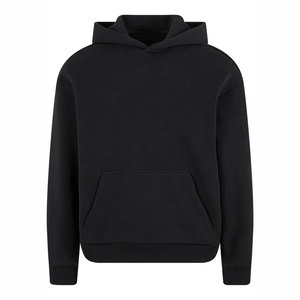 Sweat à capuche surdimensionné et ample pour homme, personnalisé OEM, 550 GSM, 100 % coton, design épaules tombantes, effet délavé, brodé, respirant, idéal pour l'hiver - Product Image 1