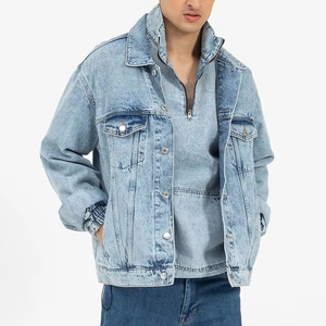 Veste en jean d'hiver pour hommes, vestes en jean de qualité supérieure, respirantes et décontractées, conçues sur mesure pour la vente en ligne - Product Image 4