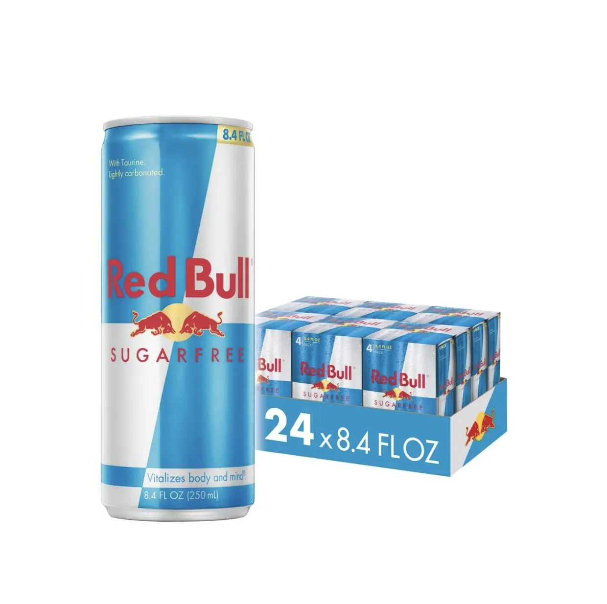 Paling banyak dijual 100% asli Red Bull Sugar Free Energy Drink Online, 8.4 FlOz, 24 kaleng (6 pak 4) harga grosir ekspor