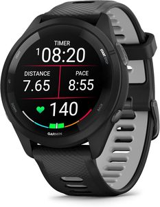 นาฬิกาสมาร์ทวอทช์ Garmin Forerunner 265 คุณภาพดีที่สุด รุ่นดั้งเดิม สำหรับการวิ่ง หน้าจอ AMOLED สีสันสดใส พร้อมข้อมูลการฝึกซ้อมและข้อมูลการฟื้นตัว - Product Image 2