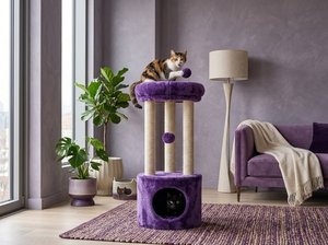 Torre para Gatos Atlanta Royal Purple con Comodidad Majestuosa - Product Image 4
