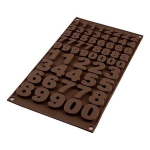 แม่พิมพ์ซิลิโคนช็อกโกแลต 1 2 3 ตัวเลข 35.5x18 ซม. อุปกรณ์ทำขนม - Product Image 1